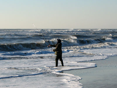 surf fisherman