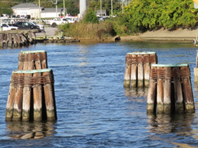 dolphin pilings